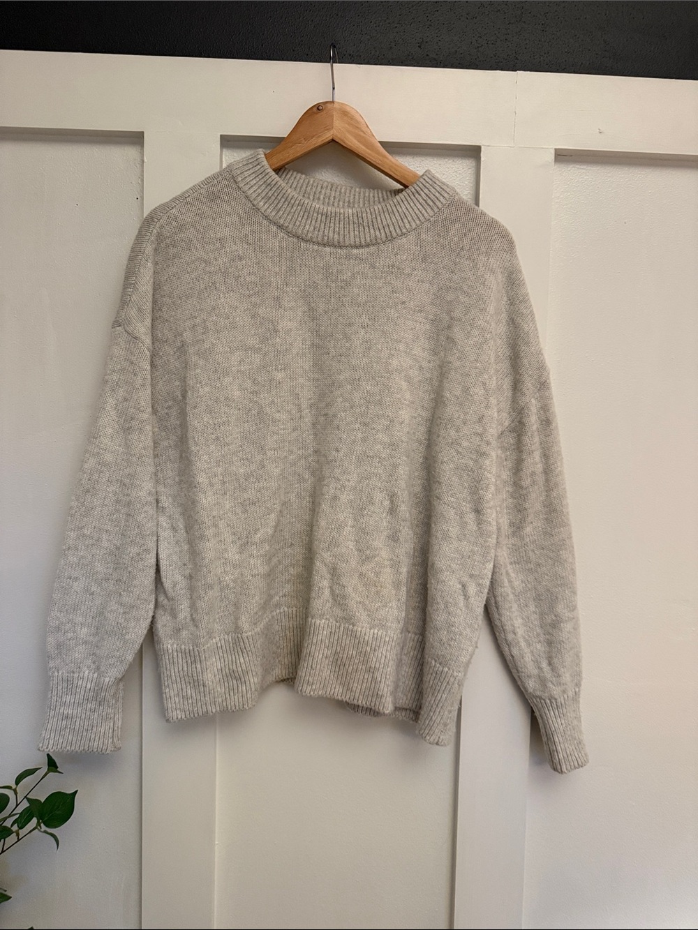 a new day Light Heather Gray Crewneck Sweater
